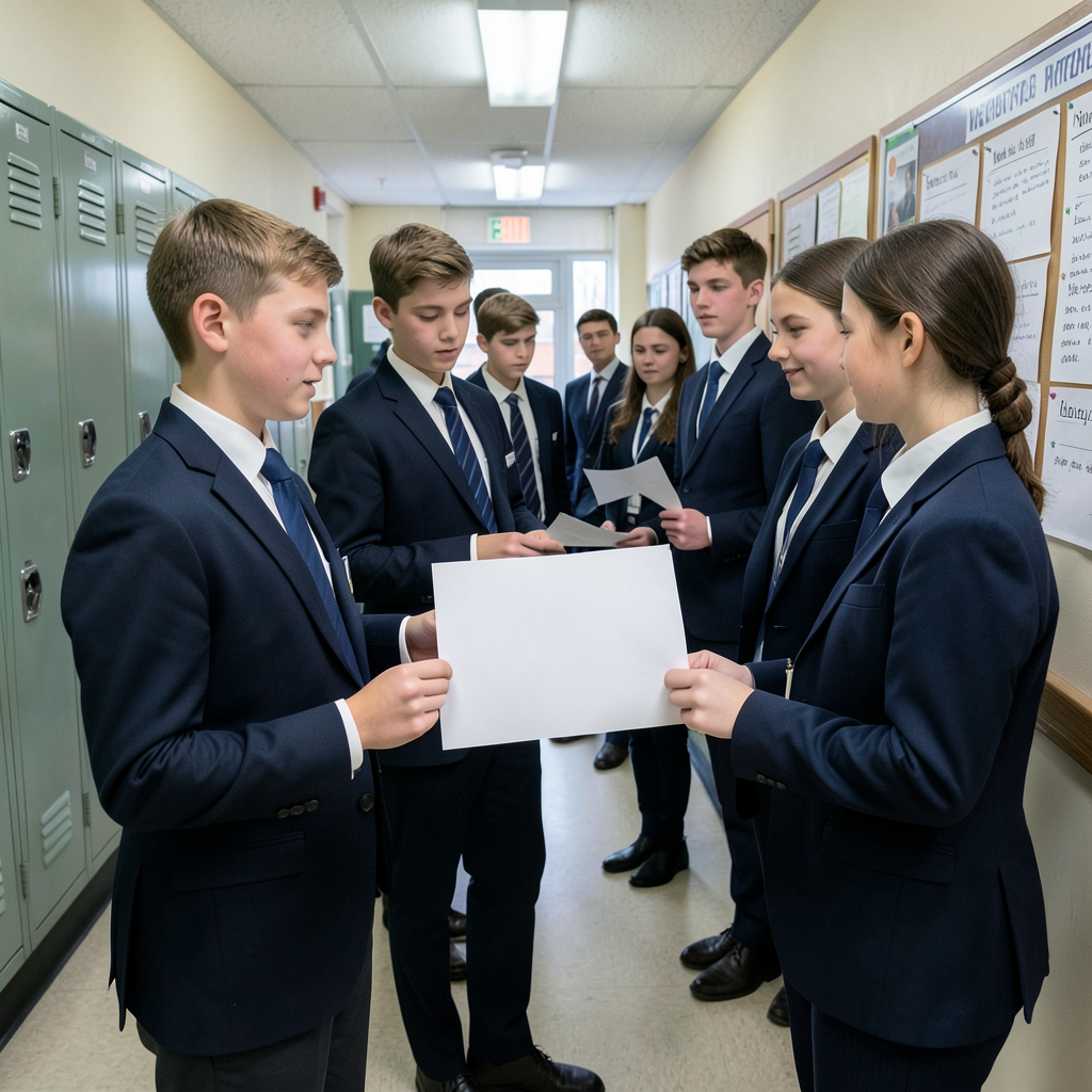 Bicester pupils petition Andy Burnham to ban school uniform in porn